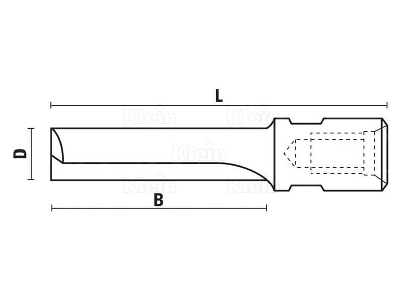 Hs straight plunge cutting bits for “elu” z=2 схема