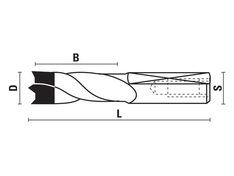 Hw dowel drills z=2 schema