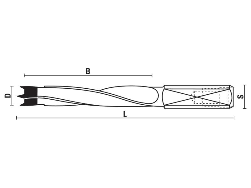 Hw dowel drills z=2 schema