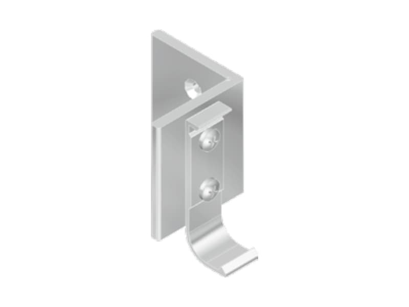 Mounting clips with plate for under front profile - L main image