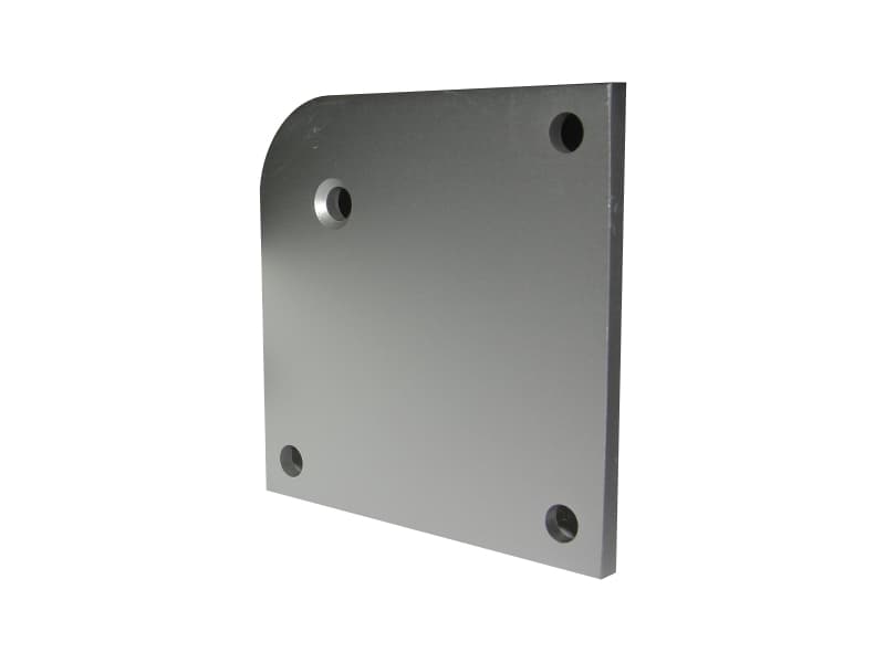 Plate for round profile 40mm corner main image