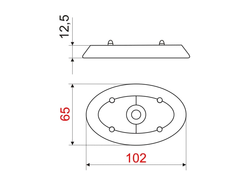 Step for PVC oval pipe schema
