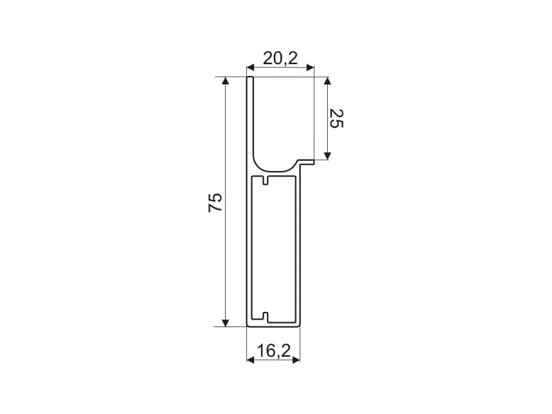 Frame profile Z20 schema