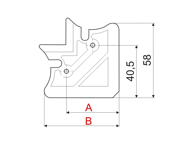 Mounting plate 7059 schema