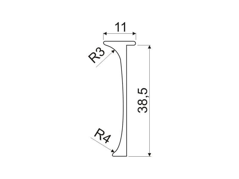 Joint corner QUATRTRO R3/4 38mm schema