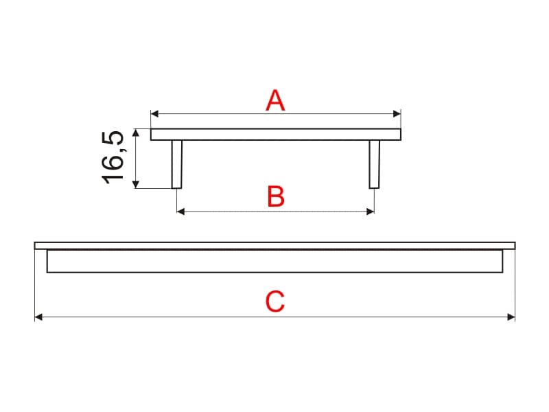 Ventilation grating 80 schema