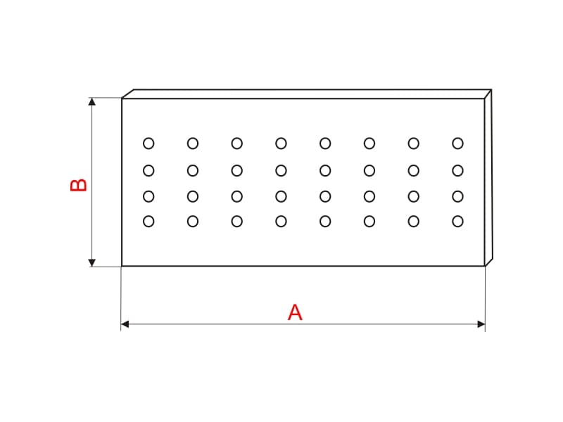 Metal wall relief for central table leg schema