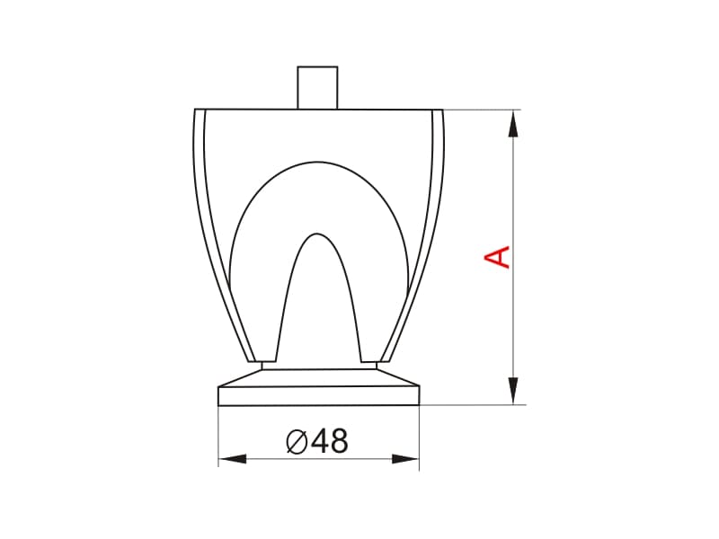 Adjustable leg PVC schema