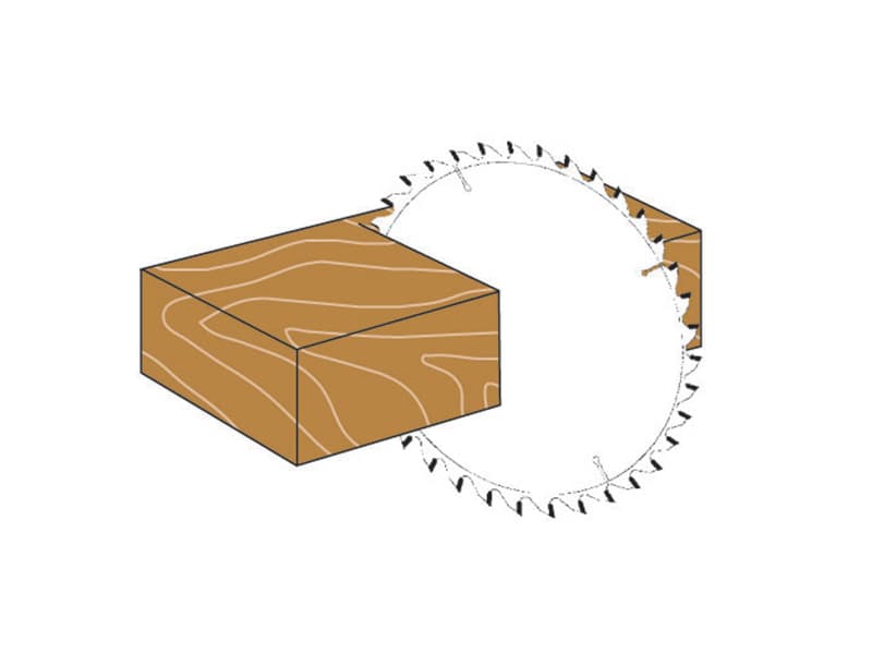 Hw trimming finishing saw blades schema