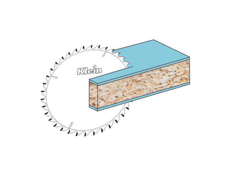 Hw scoring saw blades for edge banding and squaring machines schema