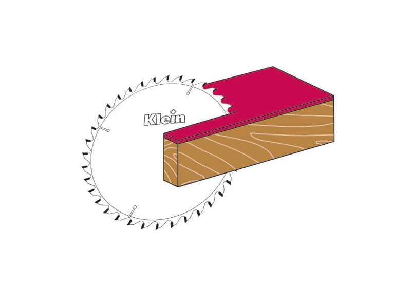 Hw scoring saw blades for edge banding and squaring machines schema