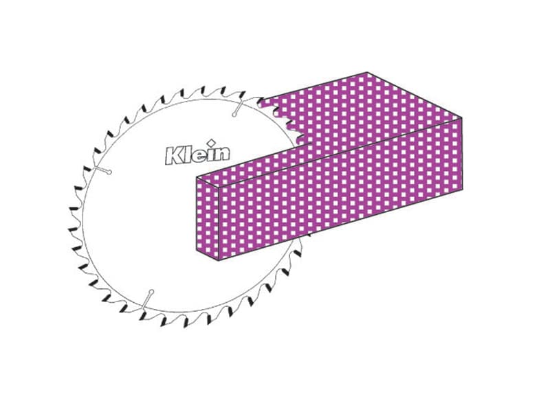 Hw saw blades for "solid surface" schema