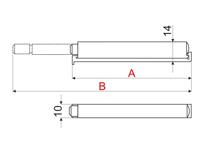 Push away silicone/magnetic head schema