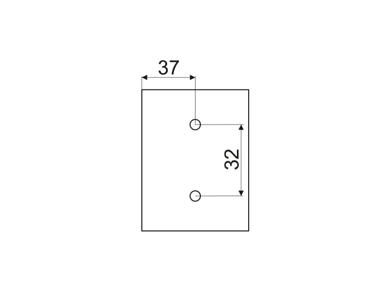 Mounting plate self clossing hinge schema