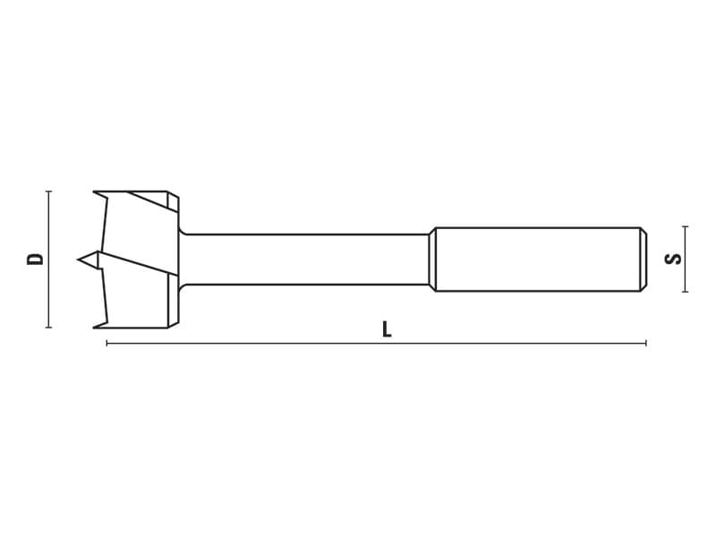 Hs hinge boring bits z=2+2 schema