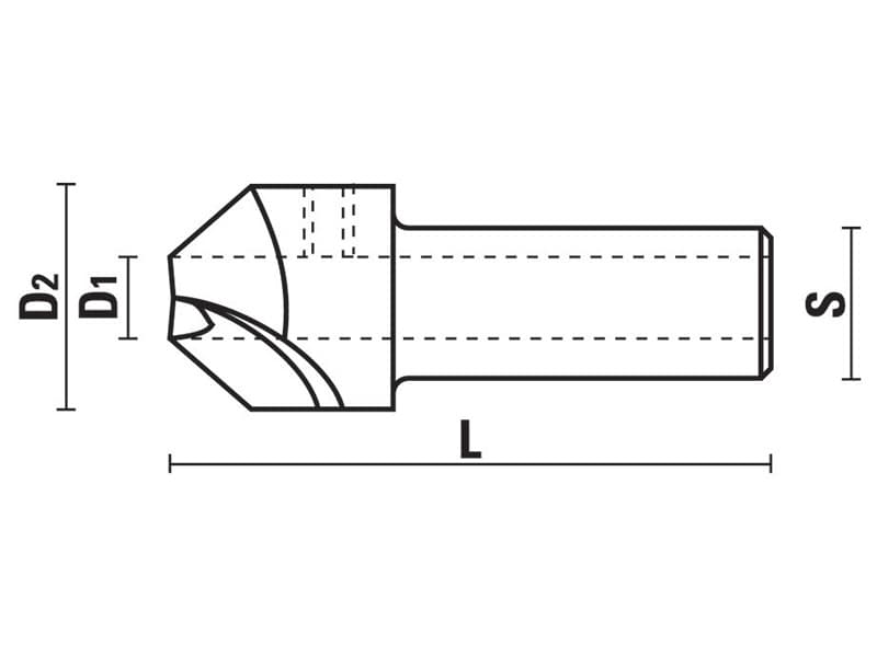 Hw/hs countersinks z=2 схема