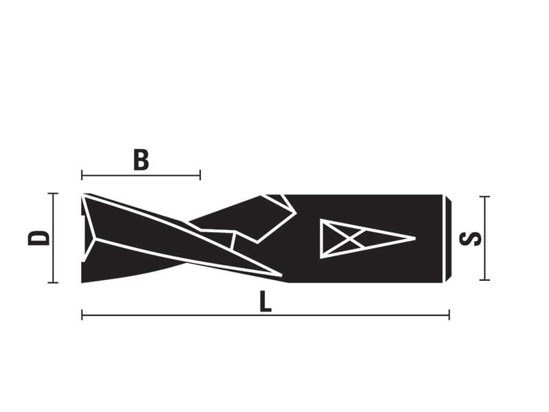 Vhw dovetail bits z=2 schema