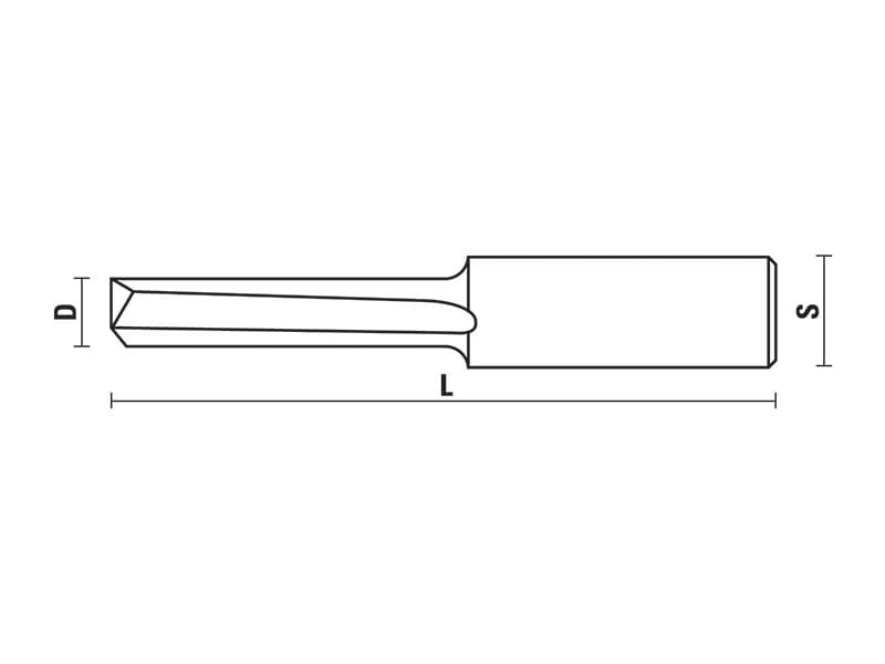 Hl reciprocating slot mortising bits z=3 схема
