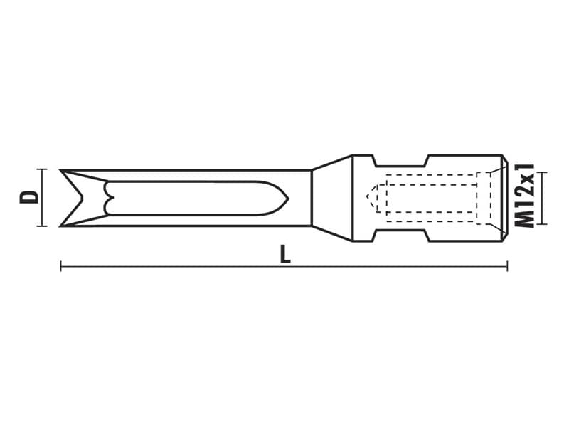 Hw/sp slot mortising cutters z=2 схема