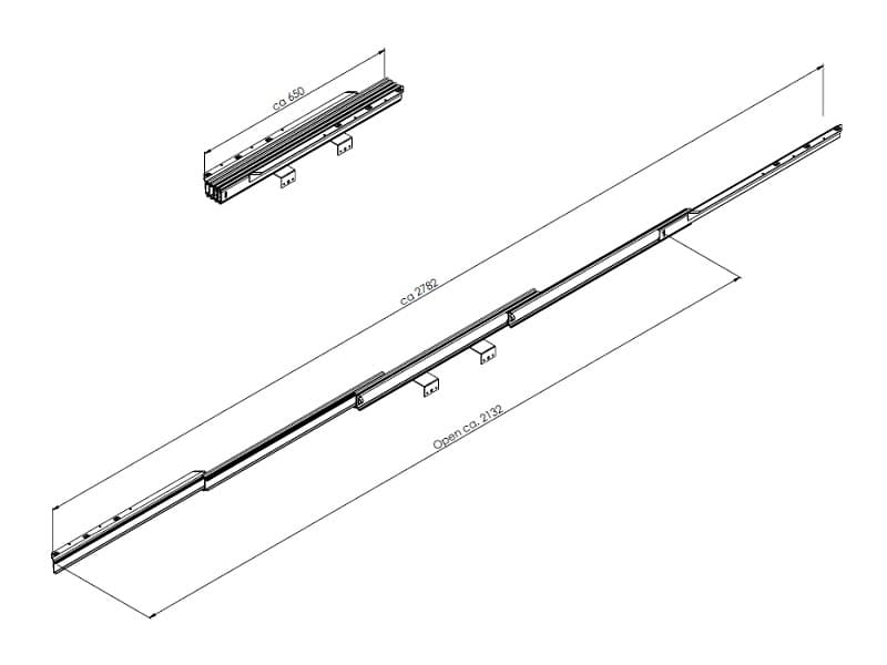 Table slide, A synchronous, CLASSIC C-T3 schema