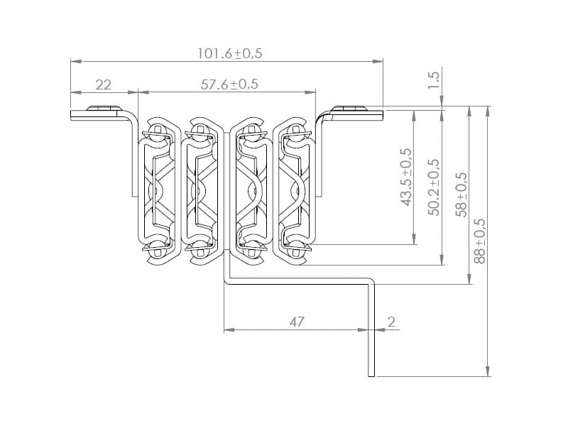 Table slide, A synchronous, CLASSIC C-T3 schema