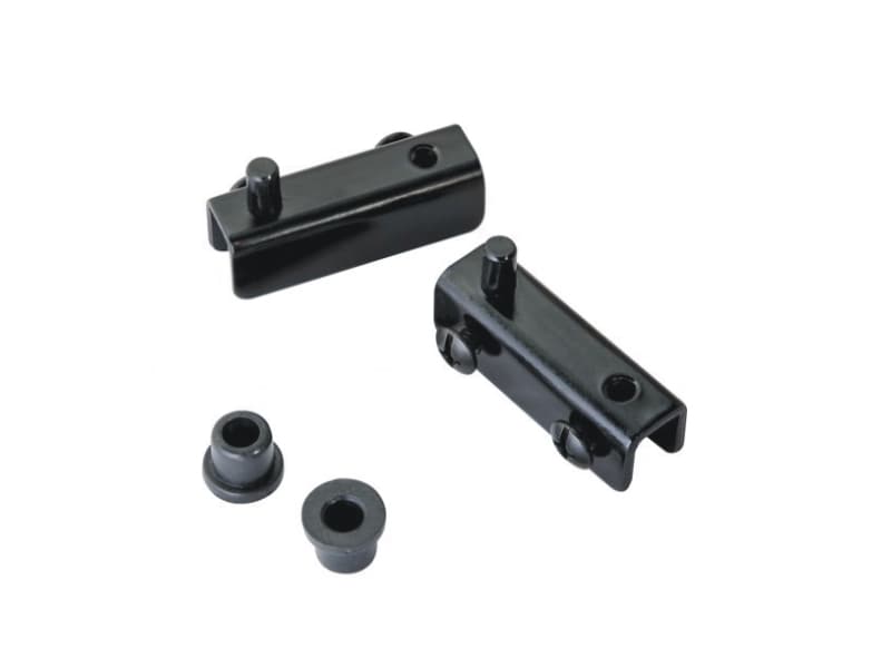 Glass pivot hinge 7mm - no drilling schema