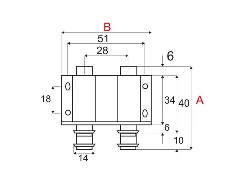 Magnetic touch - double schema