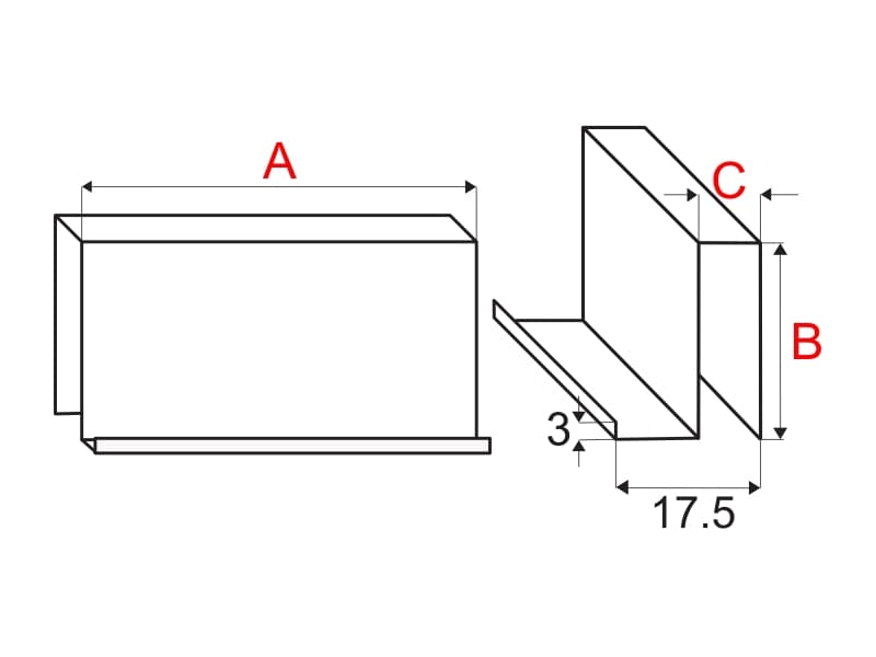Catch plate - glass schema