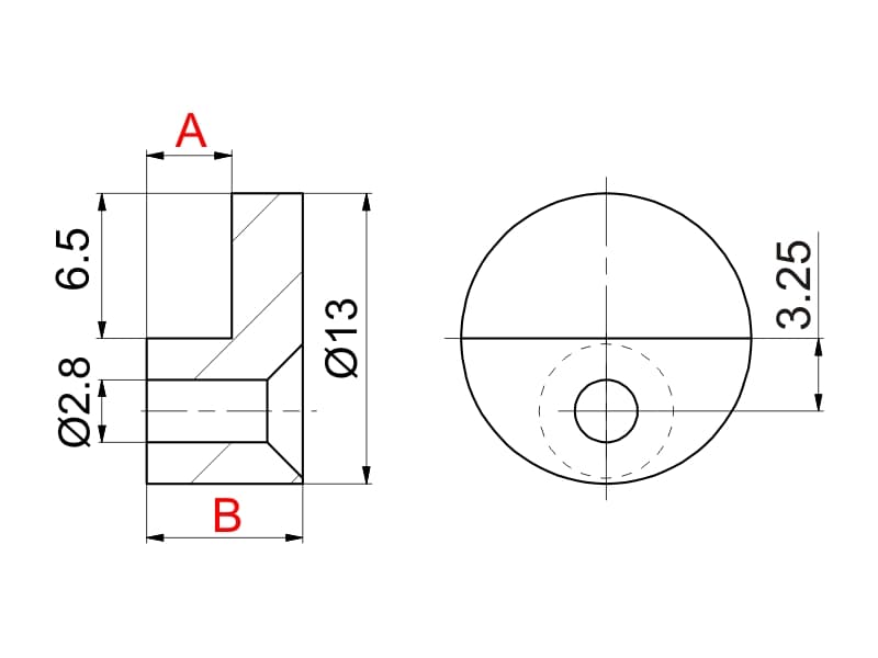 Mirrior holder PVC schema
