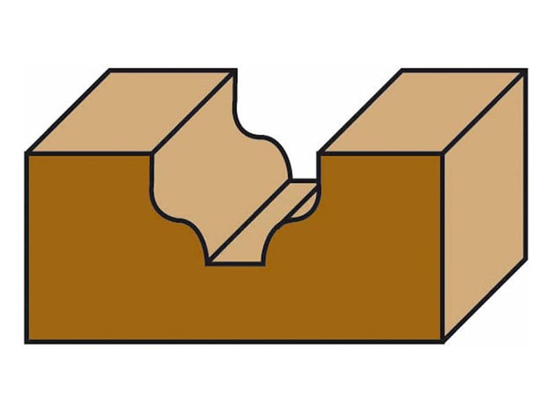 Hw plunge type ogee bits z=2 схема