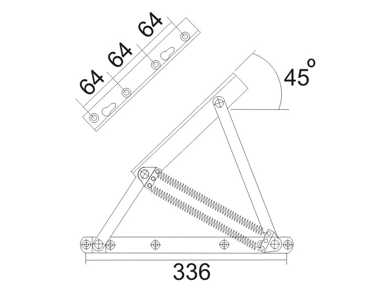 Lift with spring schema