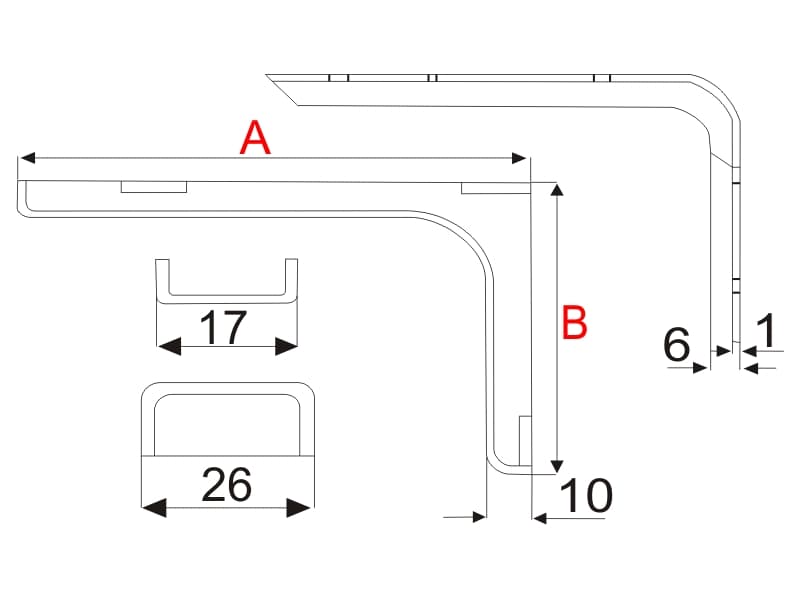 Shelf support ANGLE schema