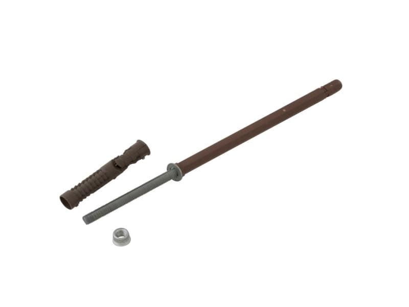 Shelf support concealed installation, with dowel main image