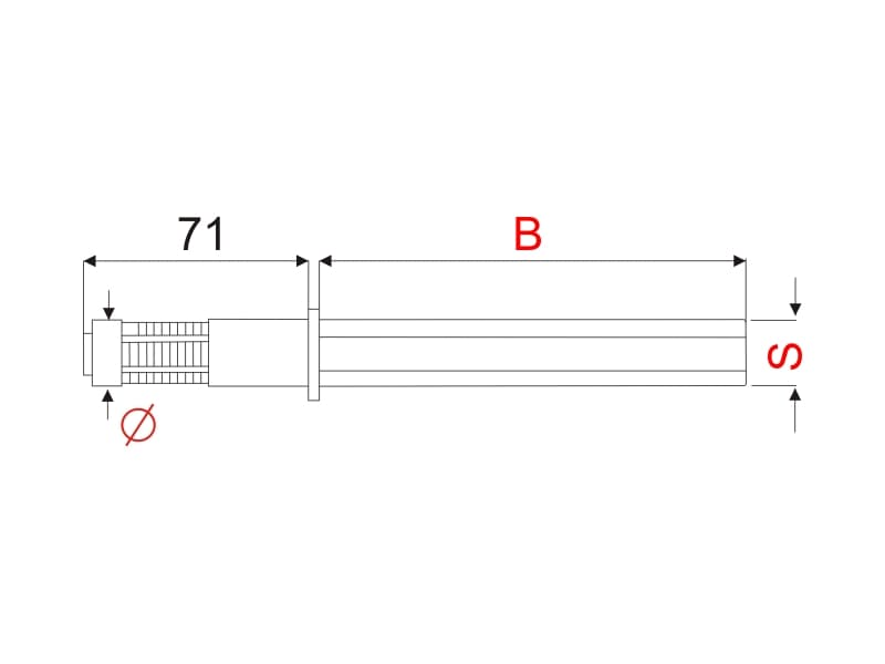 Shelf support concealed installation, with dowel schema