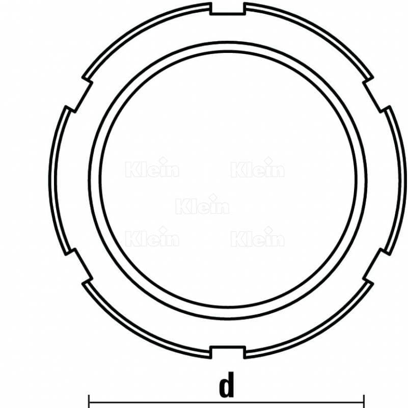 Collet nuts schema