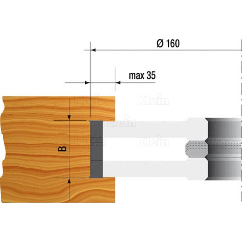 Hw adjustable groove cutter schema
