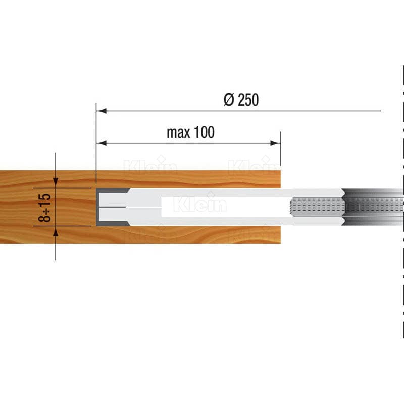 Hw adjustable grooving cutterhead for tenons schema