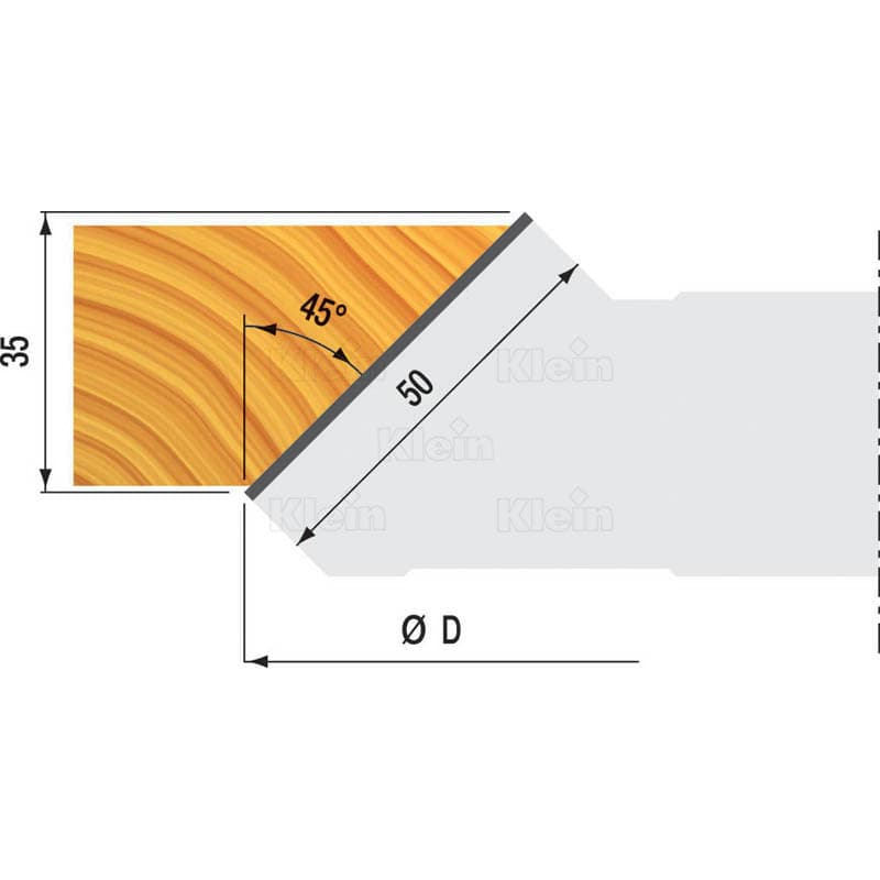 Hw cuttered for 45° bevels схема