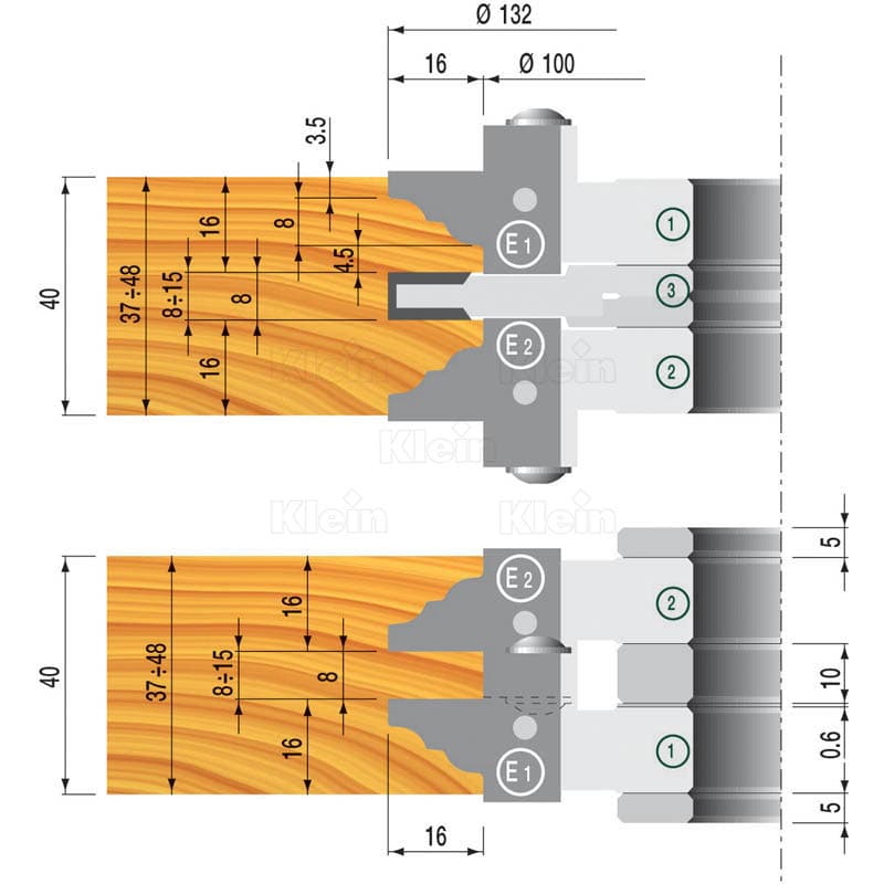 Hw tooling set for profiles and counterprofiles schema
