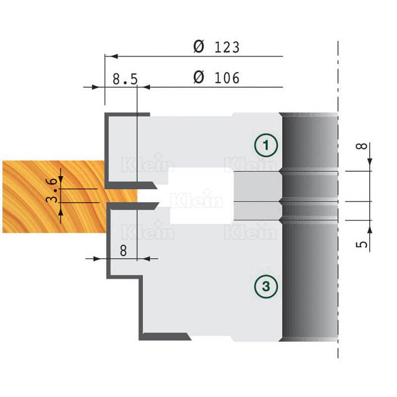 Tongue and groove tooling set schema