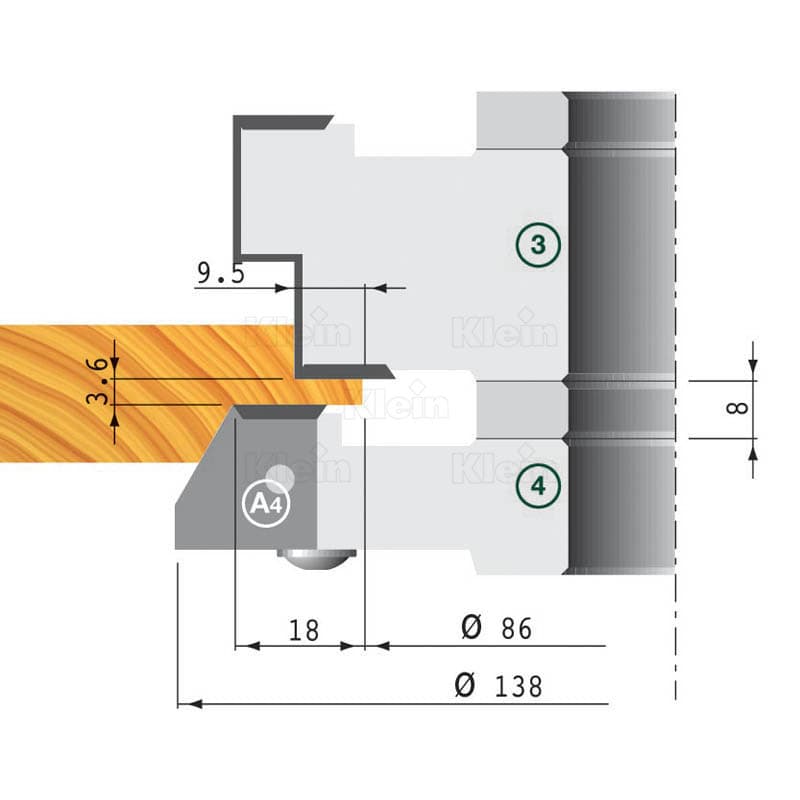 Tongue and groove tooling set schema