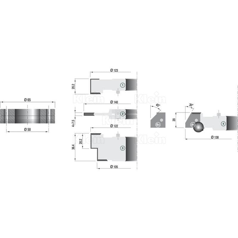 Tongue and groove tooling set schema