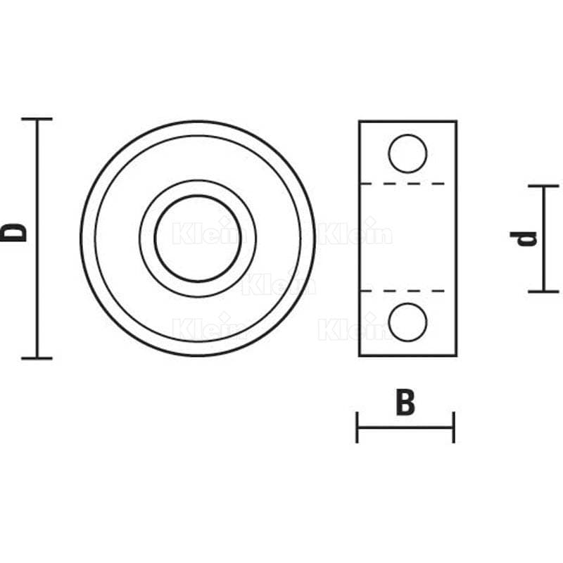 Guide ball bearings for sawing out schema