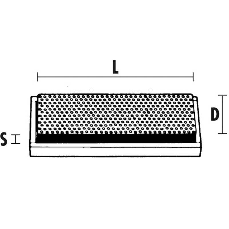 6''/8''/12'' diamond whetstone schema