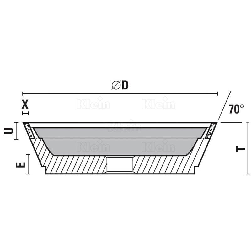 Grinding wheel for router cutters schema