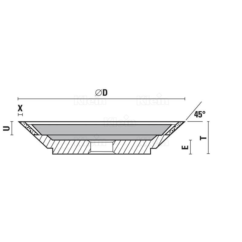Grinding wheel for router cutters schema
