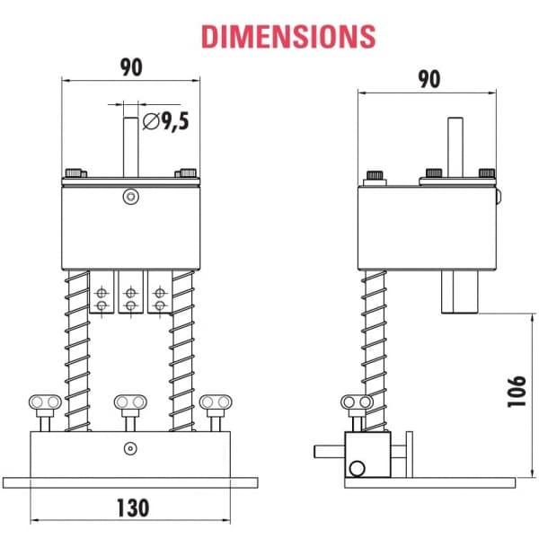 Drilling for cremone bolts schema