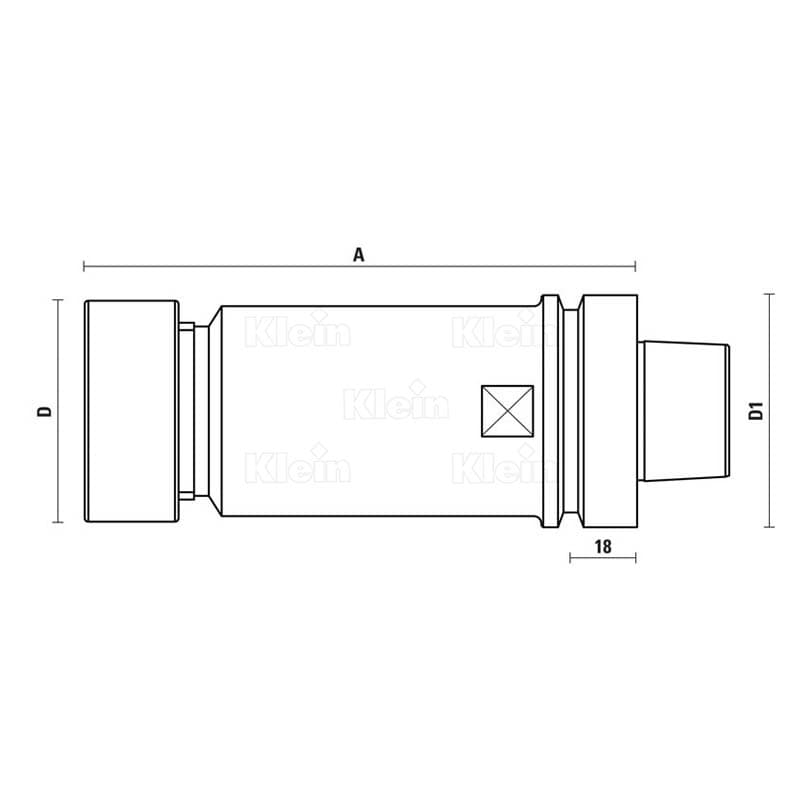 Collet chucks hsk63f din6388/eoc25 - g 2,5 balancing schema
