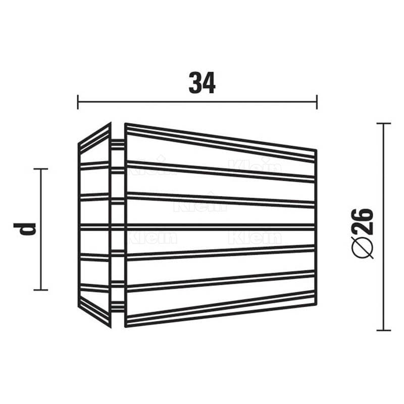 Spring collets er 25 - din 6499 schema