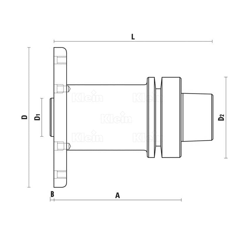 Hsk63f adapters for circular sawblades schema
